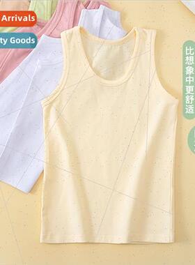 2023 summer new children Lycra cotton work undershirt men wo