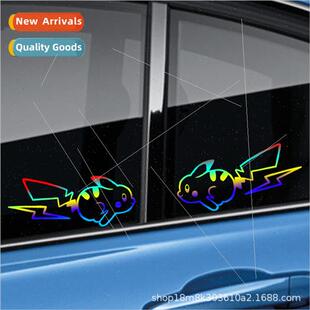 Hollow car stickers cartoon personality nd waterproof sunscr