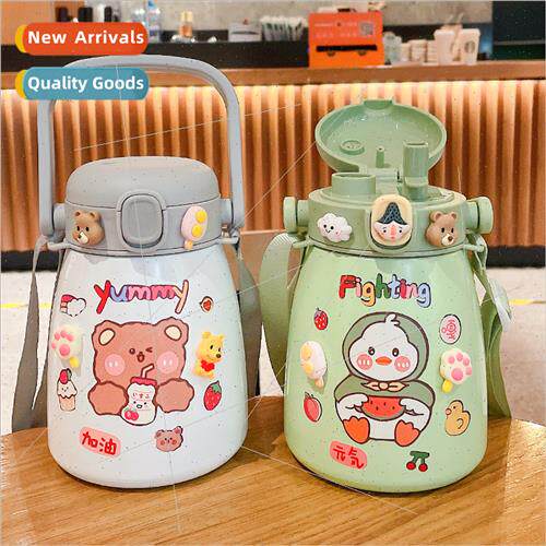 Big belly  cup female cute large-capacy water cup 316 high-c