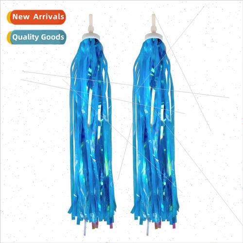Children Bicycle PE Laser Ribbon Stroller Ribbon Princess Ha
