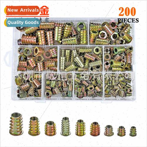 200pcs box M4 M5 M6 M8 M10 mixed zinc alloy wh head furnure