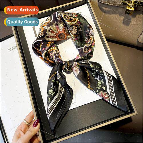 New silk 70cm silk small square scarf multi-purpose small ne