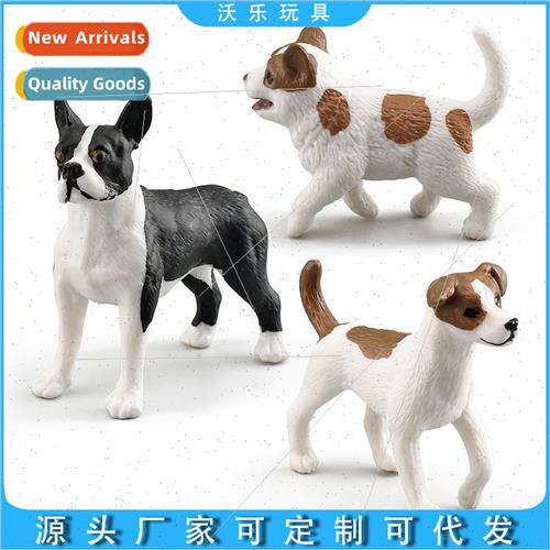 Animal model ornament Jack Russell terrier puppy Boston terr