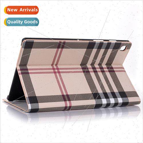 适用Samsung Tab A7 T500/T505 Tablet Leather Case Checkered T