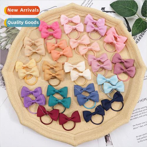 New Color Europe Children Hair Accessories 2inch Bow Hair Ro