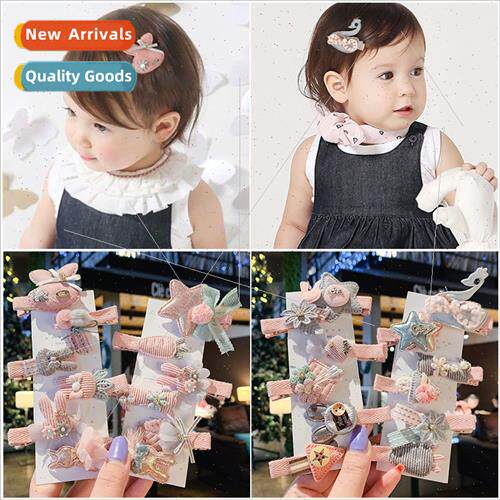 Children hair clips girls princess small hair card headdress