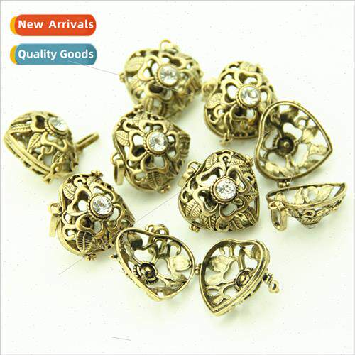 diy variety alloy jewelry accessories can open heart photo f