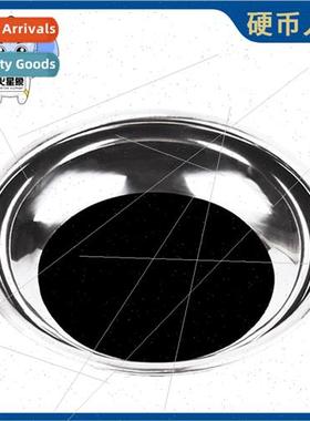 Coin in cup Coin through cup Coin through coasters Close-up