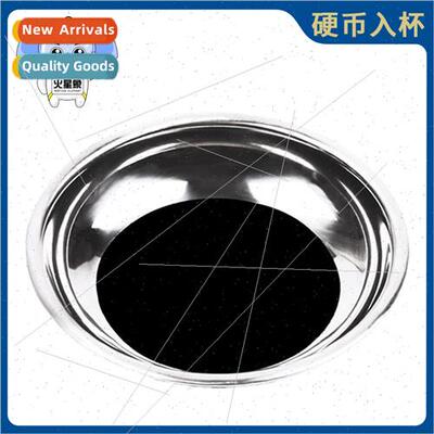 Coin in cup Coin through cup Coin through coasters Close-up