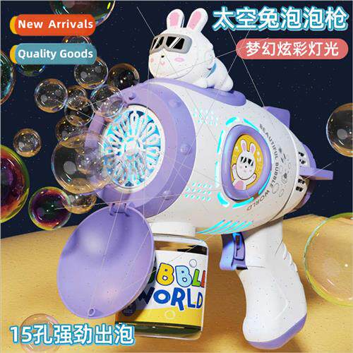 Bubble machine automatic space rabb astronaut handheld elect