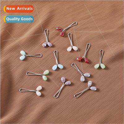 Accessories scarf U-shaped clip crystal ball water drop jewe