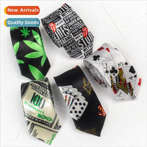 Korean fashion casual tie 5cm England narrow  nd men women s