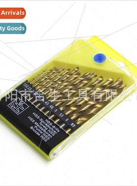 Tanium Plated 13pc Twist  Plastic Boxed 19pc Electric  Bs El