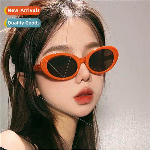 New small frame rice nail oval retro cat-eye nd fashion hund