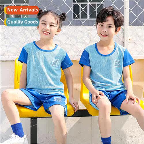 Summer Korean  children speed short-sleeved dry set small me