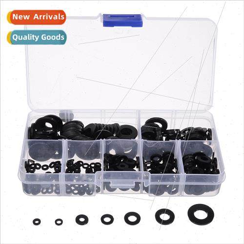 250pcs box black whe insulated flat washer furnure gasket pl
