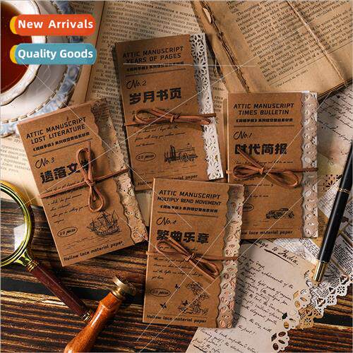 Attic manuscript material paper vintage English letters hand