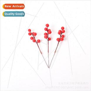 New Christmas holiday decorations 7 head red berries accesso