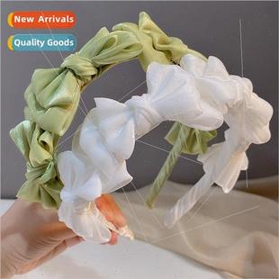 hundred ride headband hair sim tie band double bow sweet
