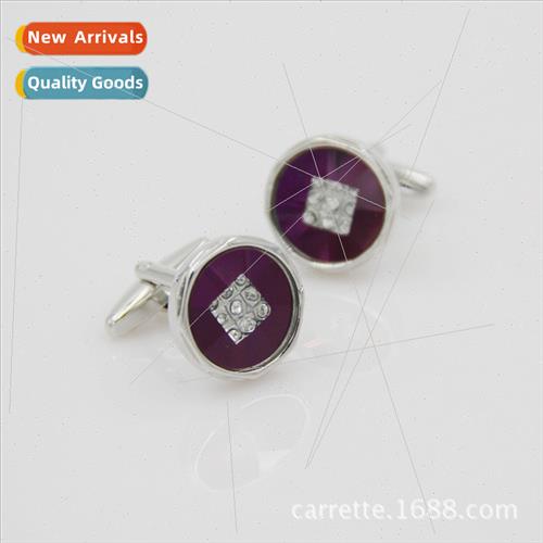 Round Dreams-Gorgeous French Shirt Men lver Plated Cufflinks