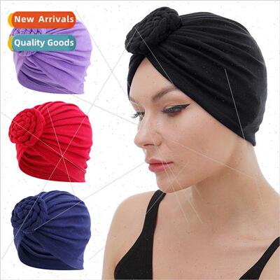 Europe Uned States popular donut turban cap knot head cap so