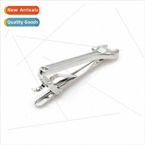 Fun Fashion Wrench Shape Metal Tie Clip Creative Shirt Frenc