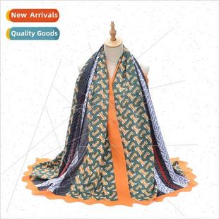 Cashmere Printed Chain Autumn Cut Faux Two Winter