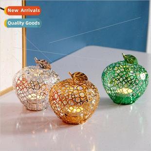 Valentine Christmas Day Decoration Hold Creative Candle Gold