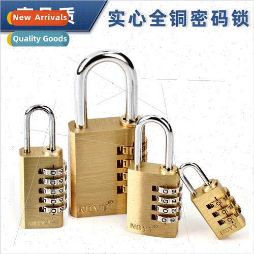 NBYT copper combination padlock gym lock luggage bag locks d