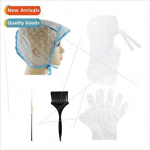 Pick dyeing cap 5pcs set disposable hair coloring baking oil