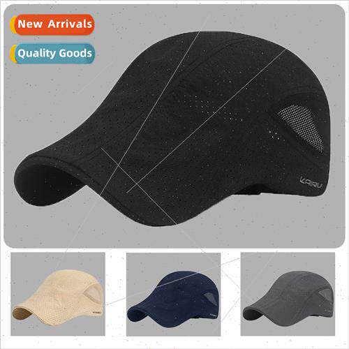 Summer thin quick-drying duck tongue hat men retro sun-shadi