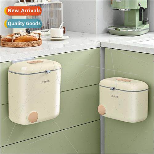 Cartoon kchen trash can wall-mounted cabinet door hanging bu