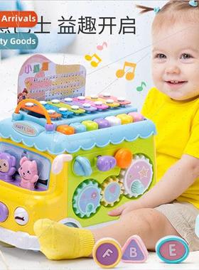 Children hknocking piano toys knocking musical instruments b