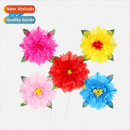 Stage Magic Big Peony Flower Flashing Empty Hands Out Flower