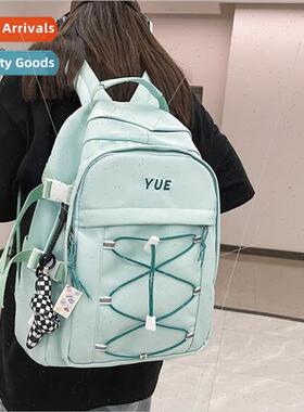 Drawstring shoulder bag girls new Korean high middle school