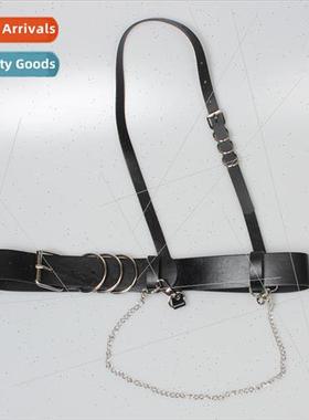 Au styling fashion versatile runway cool chain slanting acro