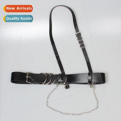 Au styling fashion versatile runway cool chain slanting acro
