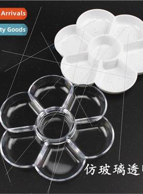 Imation porcelain 7 compartments plastic palette 7 compartme