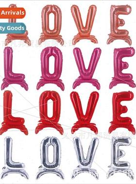 New 32 inch Standing LOVE Aluminum Balloon Set Valentine Day