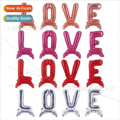 New 32 inch Standing LOVE Aluminum Balloon Set Valentine Day