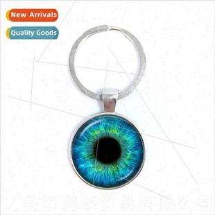 Time Gemstone Keychain Accessories Eye Eyes Evil Anima Green