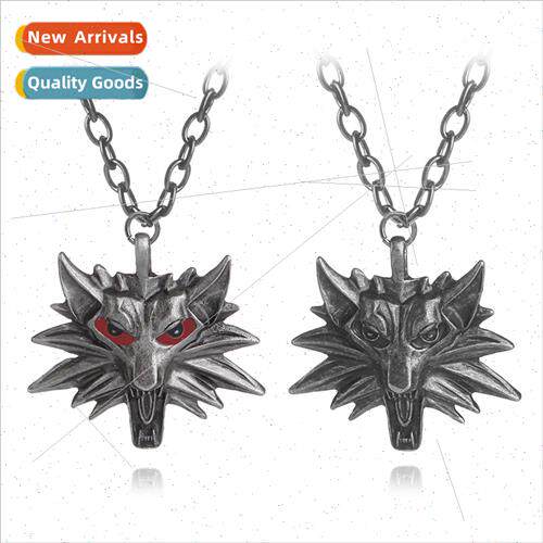 Jewellery wcher3 wcher3 zinc alloy wolf head pendant men nec