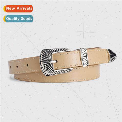 Vintage Alloy 3 Piece Pin Buckle Ladies Belt Fashion Western