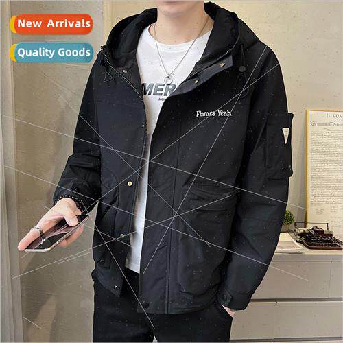 Men jackets spring fall casual workwear 2023 new rushing jac