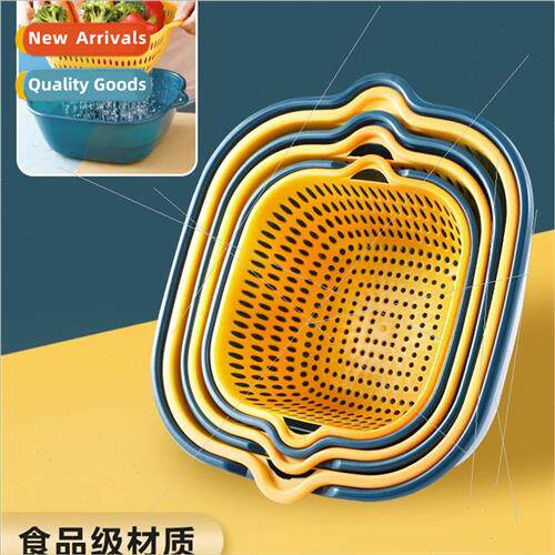 Double household sink draining basket basket kitchen living