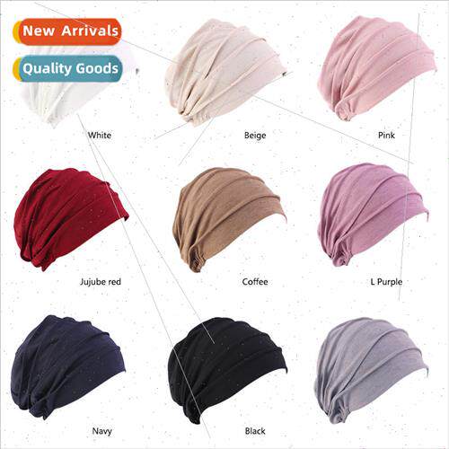 New thickened elastic cotton caps chemotherapy caps shuttere