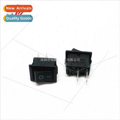 Black KCD11-101 Mini Boat Swch 2-pin 2-speed 3A250V10*15mm R