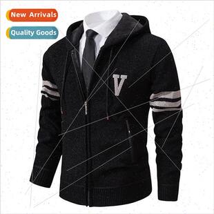 2023 winter new men fashion sweater kn sweater men cardigan