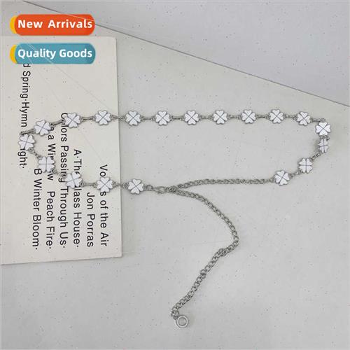 Waist Chain Women Dress Metal Whe Flower Connection Small Be