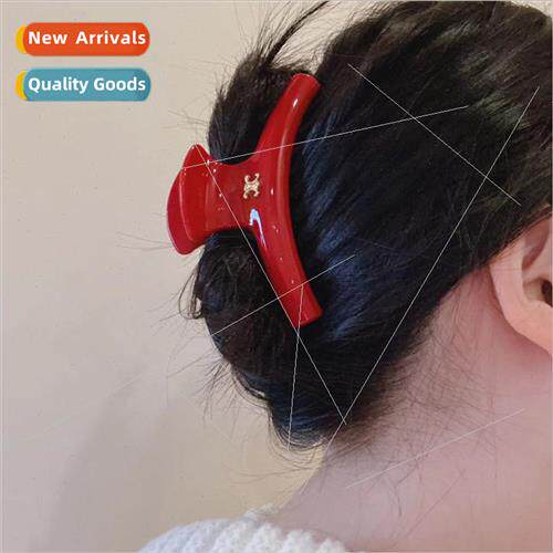 New Year new ultra-whe temperament plate hair grip clip back